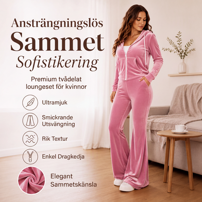 Nyhet✨ 🌸 Lyxigt tvådelat set i sammetskvalitet – perfekt för avkoppling och vardag