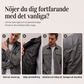 Jacka i konstläder med schackmönster för män
