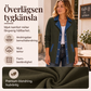 Kvinnors ledig jacka i patchwork av denim