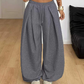 👖Damiga lediga bylsiga wide-leg sweatpants
