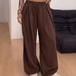 👖Damiga lediga bylsiga wide-leg sweatpants