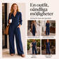 Nya ankomster📦 👗 Klassisk cargo-jumpsuit med vida ben – tidlös komfort för aktiva kvinnor