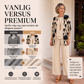 Elegant tryckt 3-delat set för kvinnor