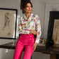 👖Figursnygga stretchiga utsvängda byxor för kvinnor