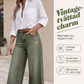 🔥50% rabatt! 👖 Vintage högmidjade bredbenta jeans – benförlängande, bekväm passform, enkel att styla dag som kväll. ✨