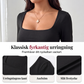 Damledig fyrkantig halsringning vida ben jumpsuit