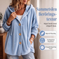 Damls löst sittande huvkofta i sammet