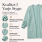 Kvinnlig ledig stickad kofta med öppen framsida