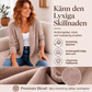 Kvinnlig ledig stickad kofta med öppen framsida