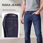 Herrarnas Varmfodrade Jeans – Bekväma Raka Vinterjeans med Mjuk Insida