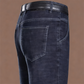 Herrarnas Varmfodrade Jeans – Bekväma Raka Vinterjeans med Mjuk Insida