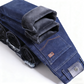 Herrarnas Varmfodrade Jeans – Bekväma Raka Vinterjeans med Mjuk Insida