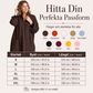 ⏳ Het erbjudande! |Draperad Midiklänning för Dam med Fickor – Elegant Lös Passform för Vardag & Höst