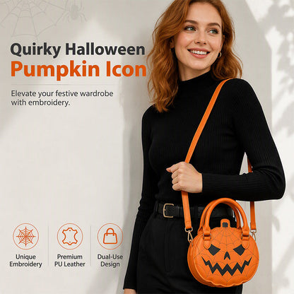 👻Söt handväska i form av en halloweenpumpa