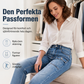 Högmidjade stretchiga raka jeans för kvinnor
