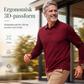 Långärmad tröja för män i falsk tvådelad design