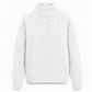 🍂Bästsäljande höstnyheter|⭐ Damernas Elegant Kabelstickad Polotröja – Mjuk & Varm Hösttröja med Hög Krage