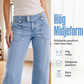 🔥Jeans med vid ben som klär alla