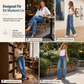 📢🎉50 % rabatt!!!🛍️✨Retro-jeans med vid ben för damer