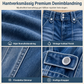 📢🎉50 % rabatt!!!🛍️✨Retro-jeans med vid ben för damer