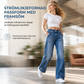📢🎉50 % rabatt!!!🛍️✨Retro-jeans med vid ben för damer