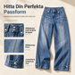 📢🎉50 % rabatt!!!🛍️✨Retro-jeans med vid ben för damer