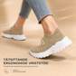Kvinnors vardagliga andningsbara slip-on sneakers