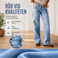 Damjeans med hög elasticitet och vida ben
