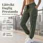 Damavslappnade cargojoggers