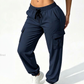 Damavslappnade cargojoggers
