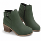 🔥 50 % RABATT UNDER BEGRÄNSAD TID! 👢 Korta damstövlar med plattform och spänne – bekväma, stabila och med modern stil ✨