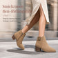 🔥 50 % RABATT UNDER BEGRÄNSAD TID! 👢 Korta damstövlar med plattform och spänne – bekväma, stabila och med modern stil ✨