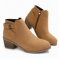 🔥 50 % RABATT UNDER BEGRÄNSAD TID! 👢 Korta damstövlar med plattform och spänne – bekväma, stabila och med modern stil ✨