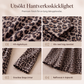 ✨Tidlös statement-stil | Långärmad maxiklänning med leopardmönster för damer
