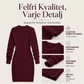🔥 Dagens specialerbjudande – Ribbad bodycon-klänning med rund halsringning för damer ✨ rund halsringning, ribbat tyg, bodycon-passform