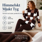 Långärmad tryckta topp & leggings-set för kvinnor