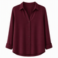 Kvinnor Elegant Casual Långärmad Button Up Blus