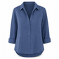 Kvinnor Elegant Casual Långärmad Button Up Blus