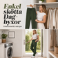 Smidiga och bekväma pendlingsbyxor för kvinnor