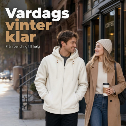 Unisex extremt varm sherpa-huvtröja
