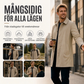 Vattentätskande vadderad trenchcoat för män🌬️😍