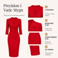 💰 Halva priset! 👗 V-ringad blazerkjol för kvinnor med 3/4-ärmar – elegant, bekväm, mångsidig, perfekt för kontor och fest. ✨