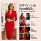 💰 Halva priset! 👗 V-ringad blazerkjol för kvinnor med 3/4-ärmar – elegant, bekväm, mångsidig, perfekt för kontor och fest. ✨