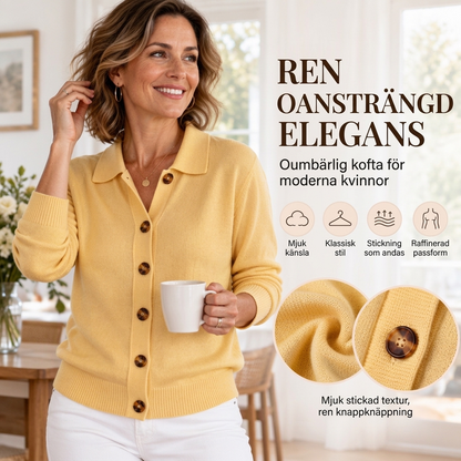 🧶 Ljusstickad och skön vardagscardigan för kvinnor – mjuk, bekväm, mångsidig, perfekt för vardag och höst! ✨