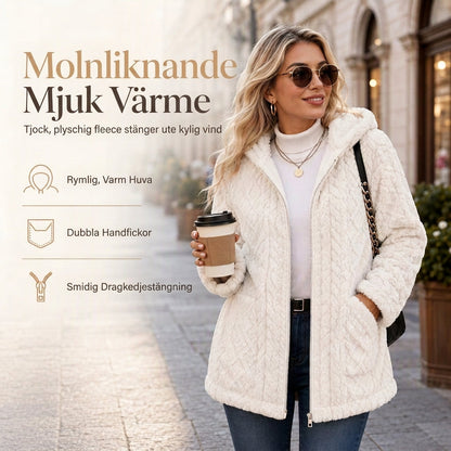 💰 Halva priset! 🧶 Dam avslappnad plysch enfärgad cardigan med fickor – mjuk, varm och bekväm, perfekt för höst och vinter. ✨