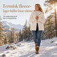 💰 Halva priset! 🧶 Dam avslappnad plysch enfärgad cardigan med fickor – mjuk, varm och bekväm, perfekt för höst och vinter. ✨