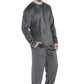 🛌Tvådelat Flannelset Herr – Mjuk Borstad Velour med Rak Passform✨