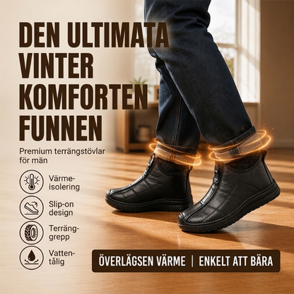 ❄️ Vintererbjudande ✨ Herrskor med plyschfoder och halkskydd – Varma och bekväma vandringsskor för kalla dagar