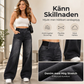 ⏳Sista dagen med rea - 50% rabatt👖kvinnors avslappnade jeans med stretch och vida ben