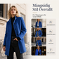 🧥 Kvinnors ullkappa i vintage-stil med ståndkrage – varm, mjuk och elegant, perfekt för höst och vinter! ✨
